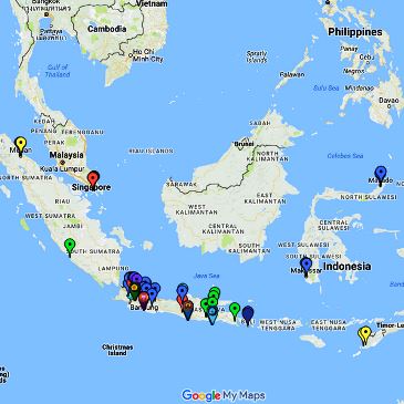 Peta Lokasi (Google Map) Program Kuliah Pegawai Nomor